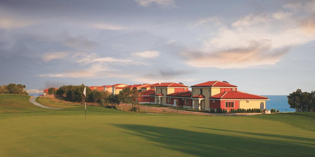 Lighthouse Golf & Spa Hotel Balchik Bagian luar foto The clubhouse at the 2004 European Masters